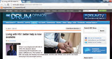 NAPWA ABC website story